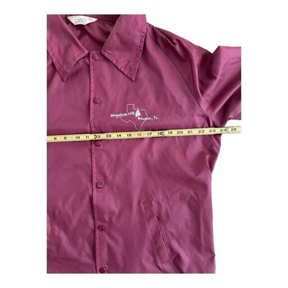 Vtg Bergstrom Air Force Base AFB Austin TX Maroon Military Warwick USA M Button - Picture 5 of 10